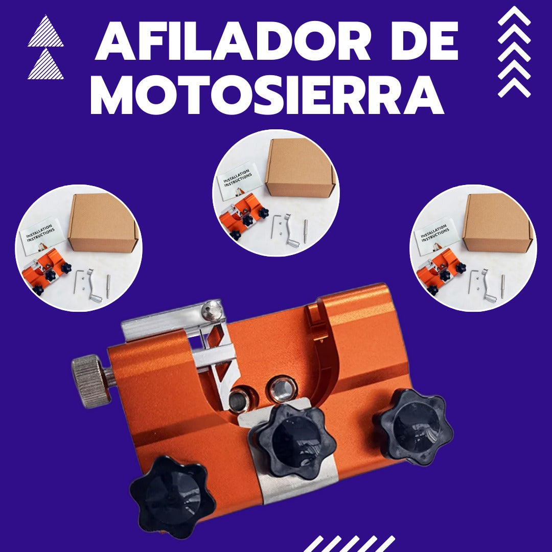 Afilador de motosierra portátil